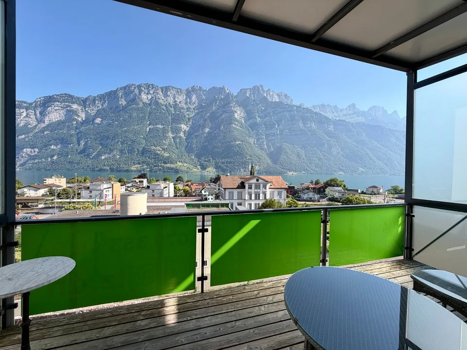 Exclusive attic maisonette loft with lake and mountain panorama on Walensee – photo 12 of 13