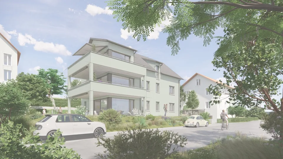 Neubauprojekt an der Sonnenstrasse in Nussbaumen  -  Wohnung Nr. 1 Gartenwohnung