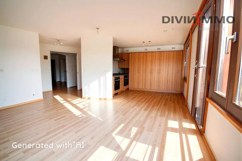 Dachgeschosswohnung mit Garage