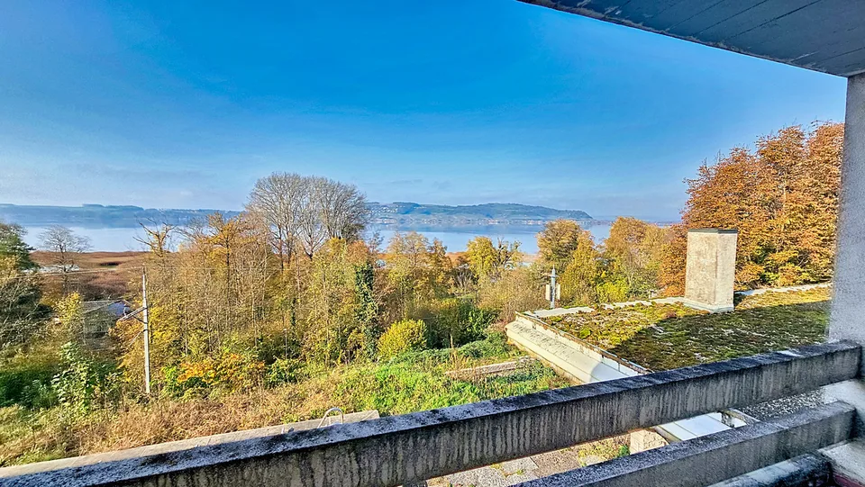 Villa familiale de 6.5 pces + locaux avec vue lac à Meyriez / FR