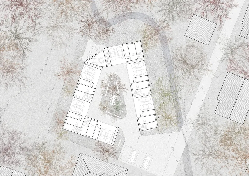 Modern 4.5-room villa in Stabio with balcony and garage