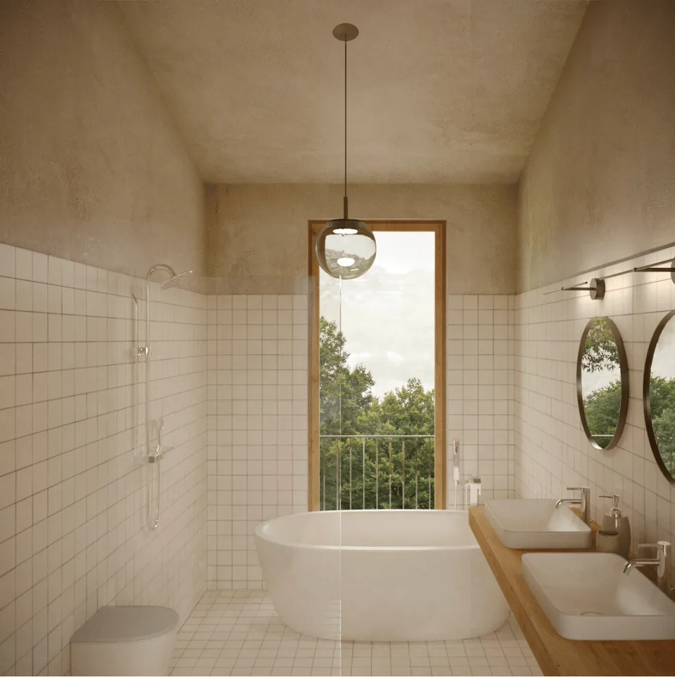 Modern 4.5-room villa in Stabio with balcony and garage