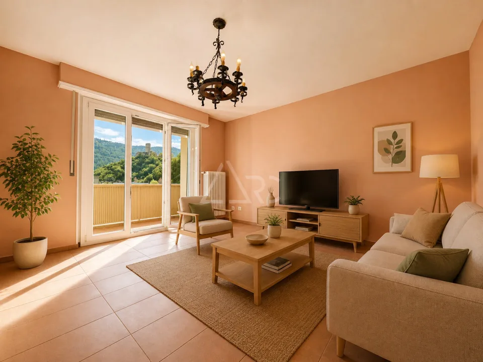 SUPERBE 4.5 PIÈCES EN ATTIQUE RÉNOVÉ AVEC BALCON ET VUE À MARTIGNY