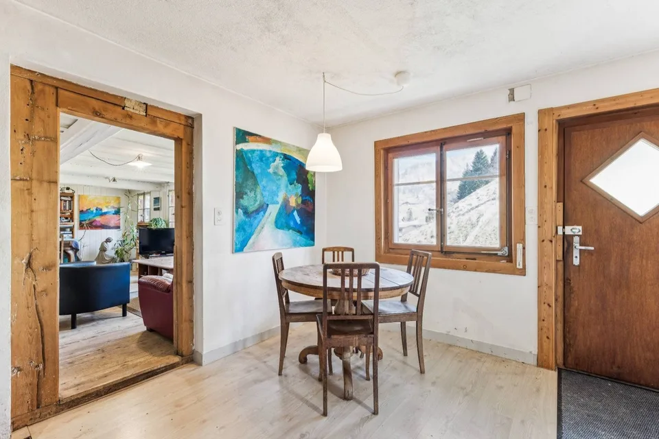 Autentica casa di carattere con grande potenziale a Charmey