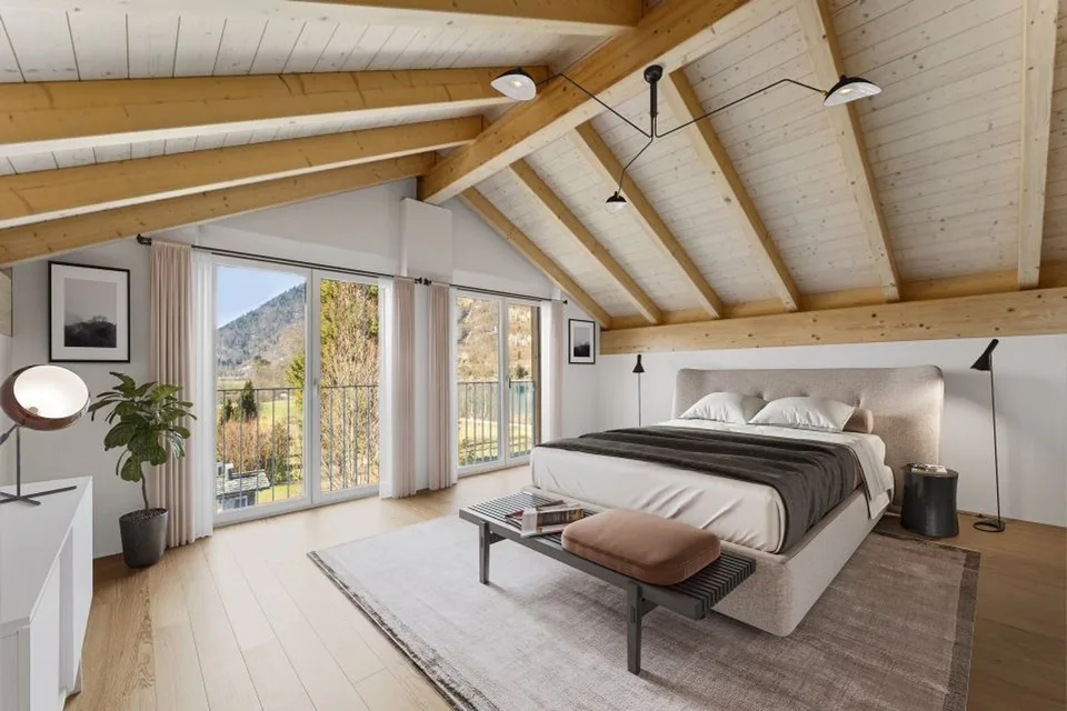 Duplex 6,5 Zimmer mit atemberaubendem Blick auf den Brienzersee – Foto 11 von 13