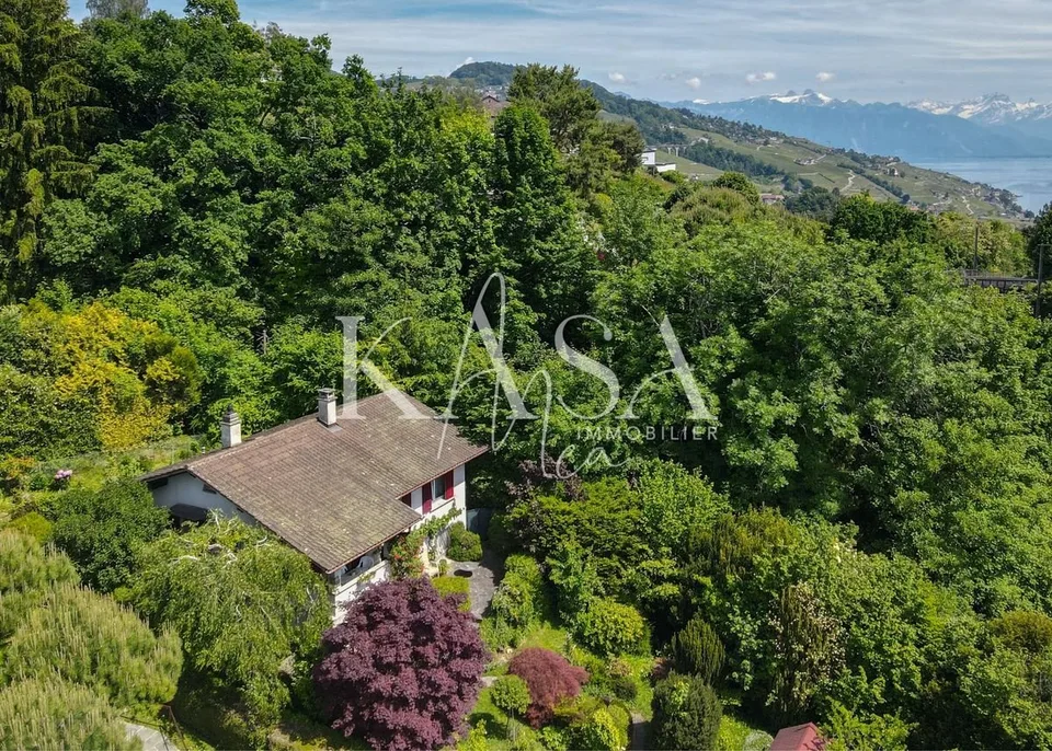 Die Konversion (Lutry) - Charmantes Einfamilienhaus mit bukolischem Garten und Seeblick