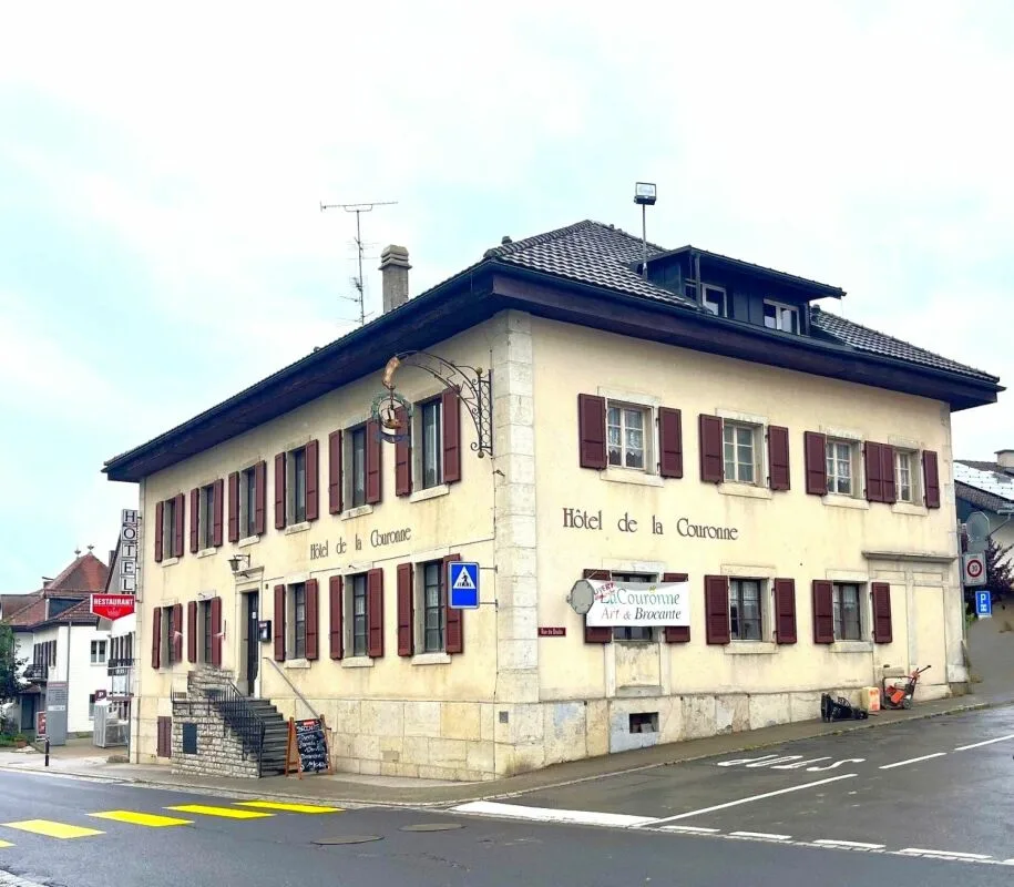 Restaurant - Hôtel "La Couronne" à Les Bois JU