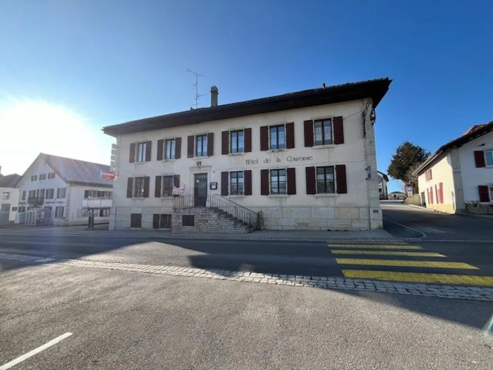 Restaurant - Hôtel "La Couronne" à Les Bois JU