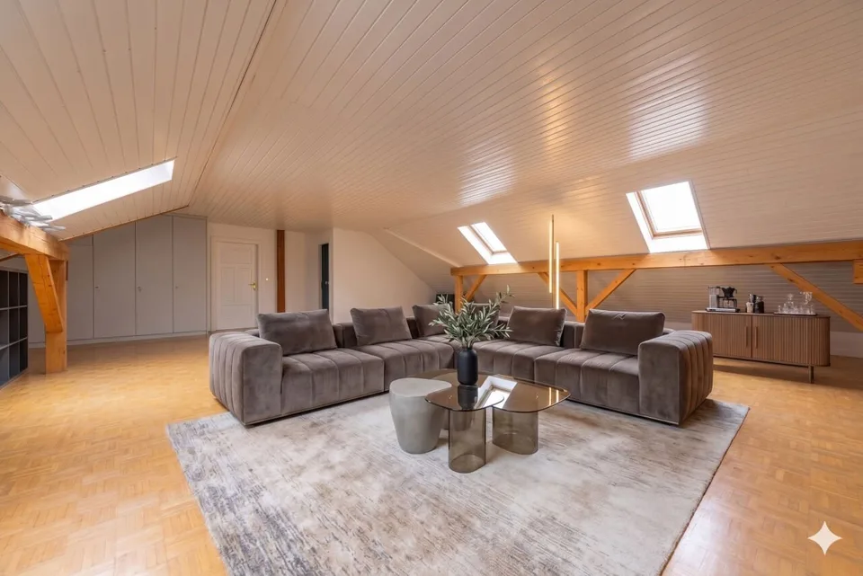 Splendido duplex di 6,5 locali in attico - Vista sul Monte Bianco - 10 minuti da Nyon