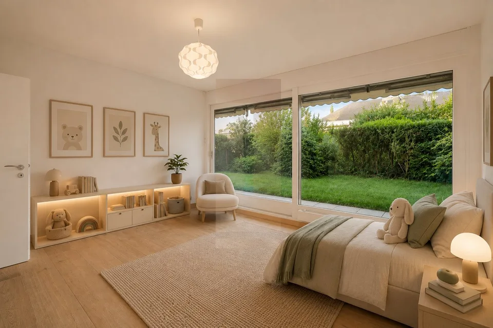 Exceptionnel 6.5 pièces en duplex avec jardin à Champel – photo 9 sur 9
