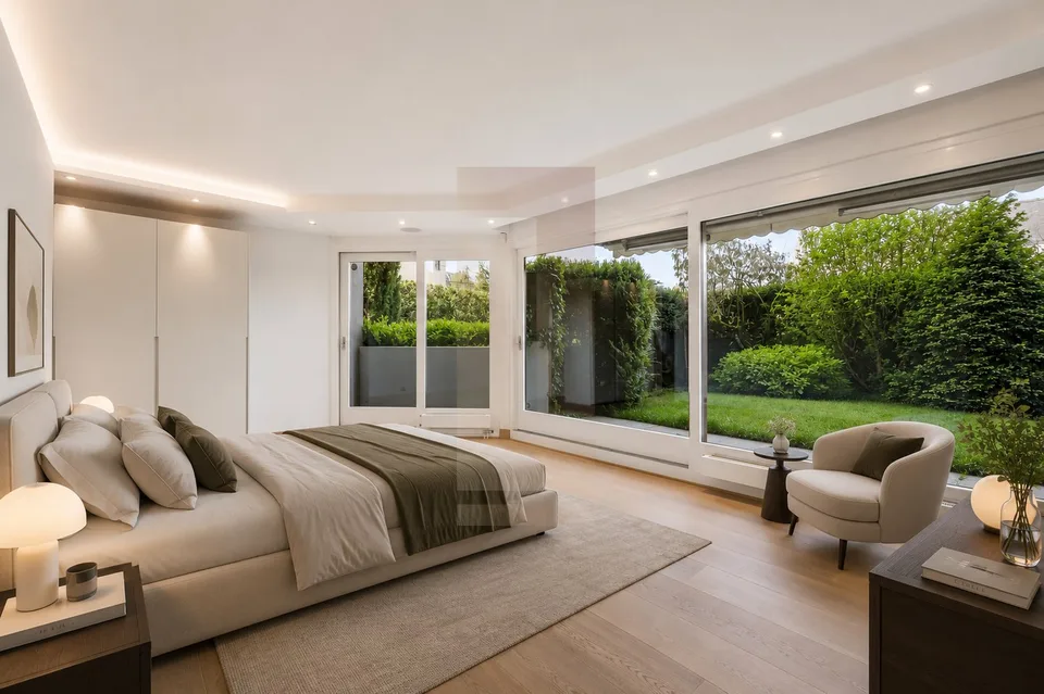 Exceptionnel 6.5 pièces en duplex avec jardin à Champel – photo 8 sur 9