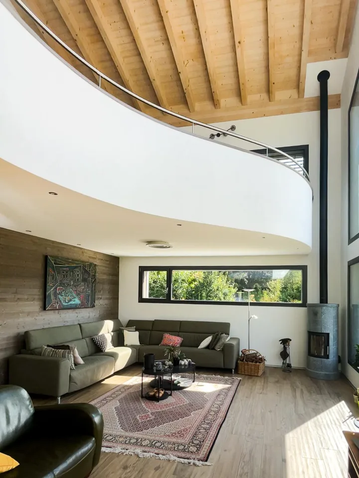 Architektenchalet von Ausnahme im Herzen der Natur mit Pool und Panoramablick
