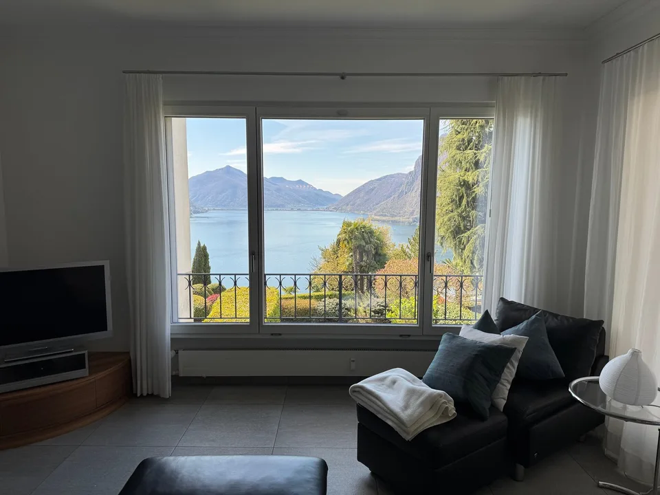 Elegante appartamento 3.5 locali con vista lago a Ruvigliana