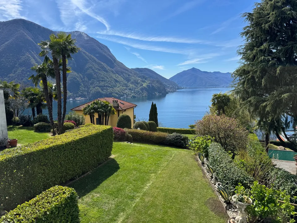 Elegantes 3.5-Zimmer-Apartment mit Seeblick in Ruvigliana