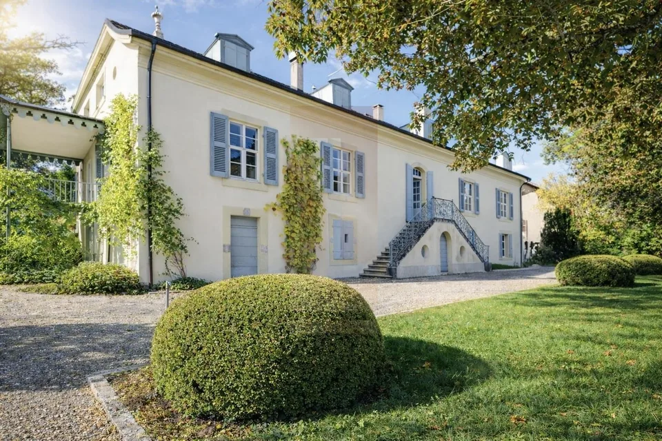 Propriété d'exception du XVIII? siècle sur la rive gauche de Genève