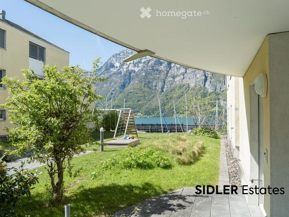 Helle 3½-Zimmer Wohnung direkt am Walensee