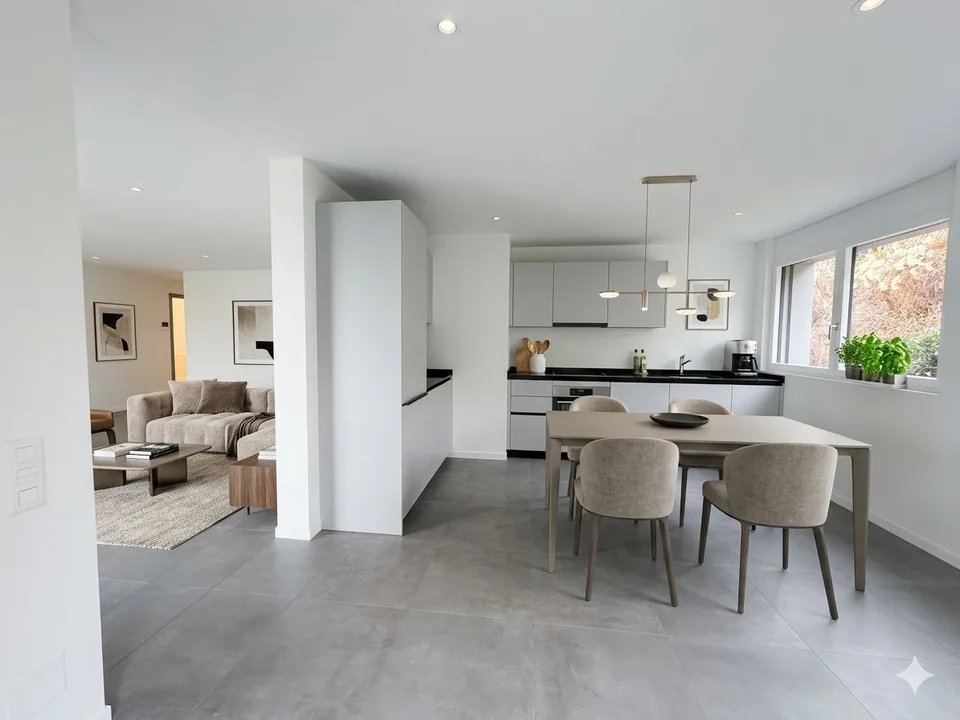 4.5 Appartamento con giardino e parziale vista lago - Residenza Lumino Locarno