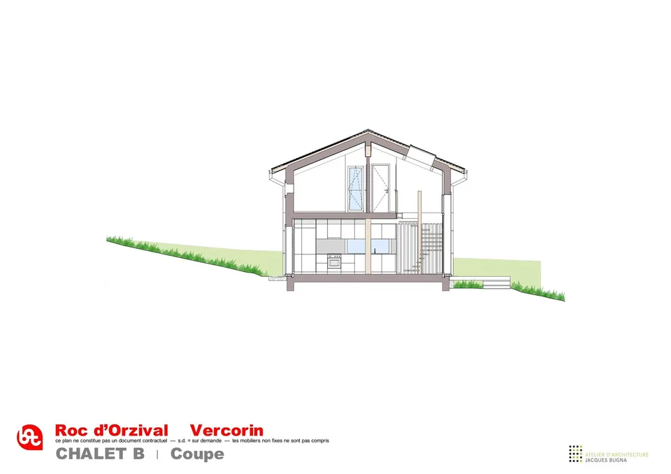 Vercorin - "Roc d'Orzival B" | Deux chalets en résidence principale avec garages-box