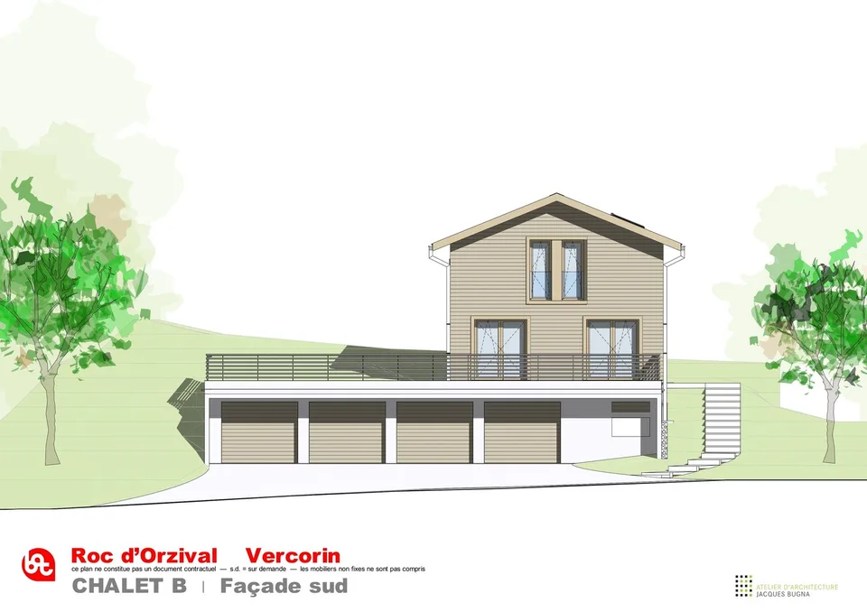 Vercorin - "Roc d'Orzival B" | Deux chalets en résidence principale avec garages-box