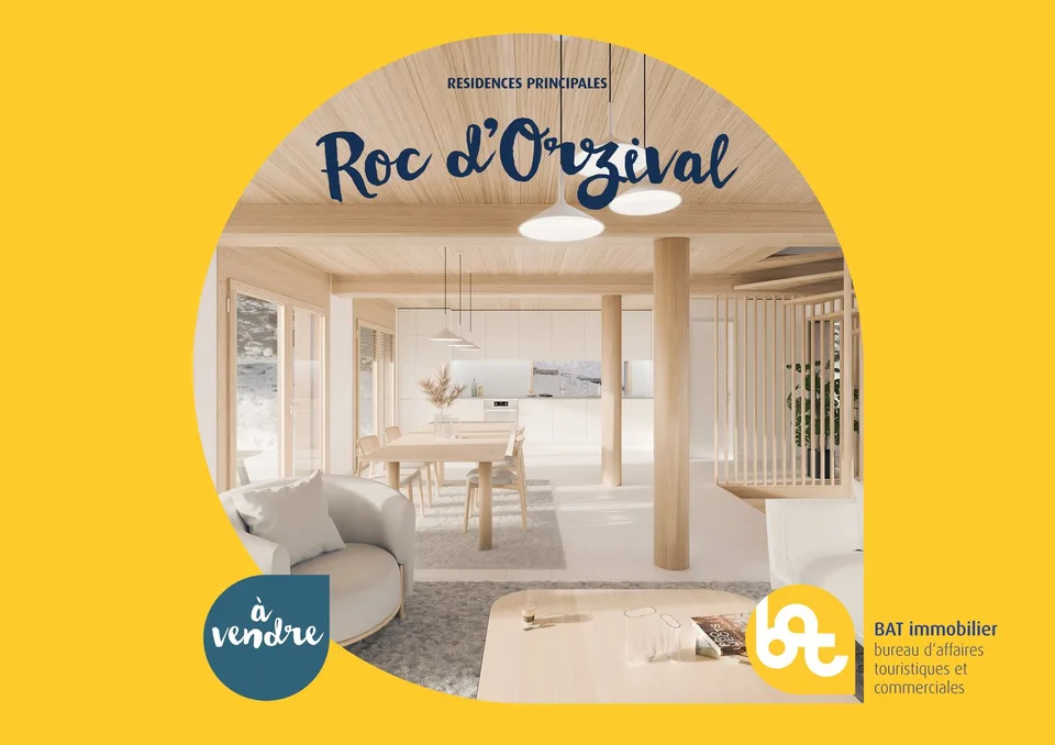 Vercorin - "Roc d'Orzival B" | Deux chalets en résidence principale avec garages-box