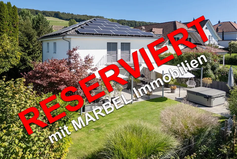 RESERVIERT - Exklusives 6,5-Zimmer-Einfamilienhaus mit vielen attraktiven Details