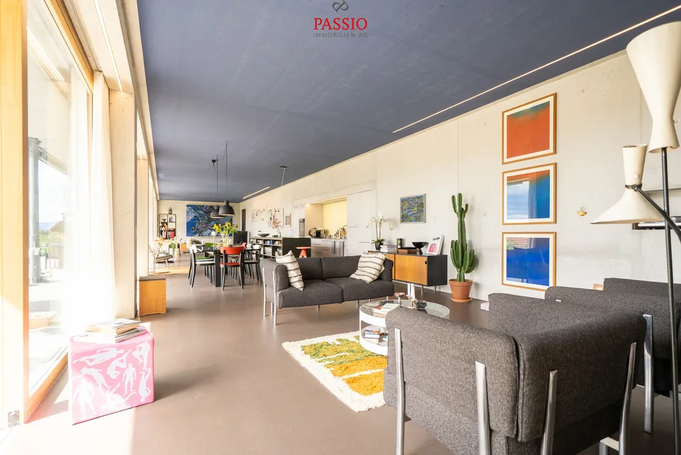Appartement loft exclusif avec grande terrasse et vue panoramique