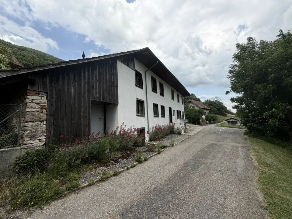 Seltene Gelegenheit: Wohnhaus mit Ökonomieteil und Baulandreserve auf 1'752 m² in Lostorf