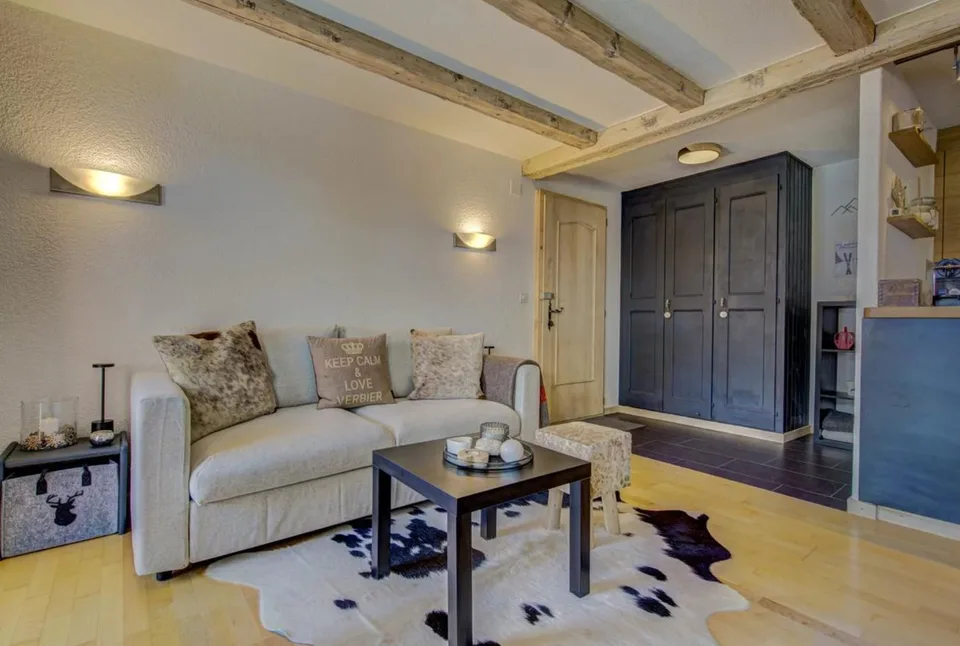 Schönes renoviertes 2.5-Zimmer-Apartment mit direktem Zugang zu den Pisten von Verbier