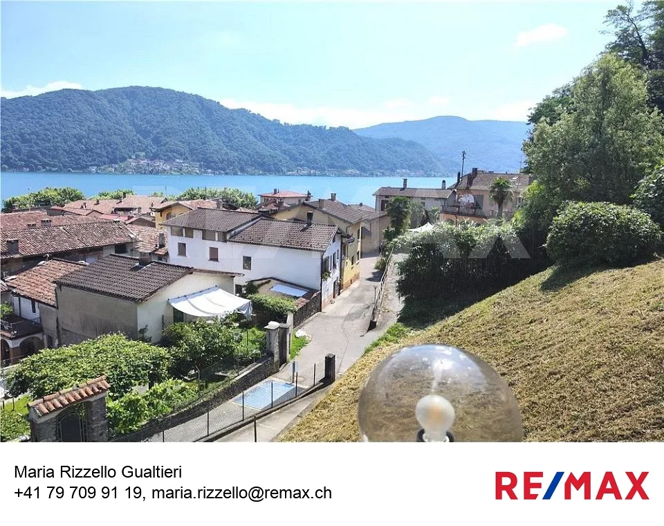 Terreno edificabile con bella vista lago e monti
