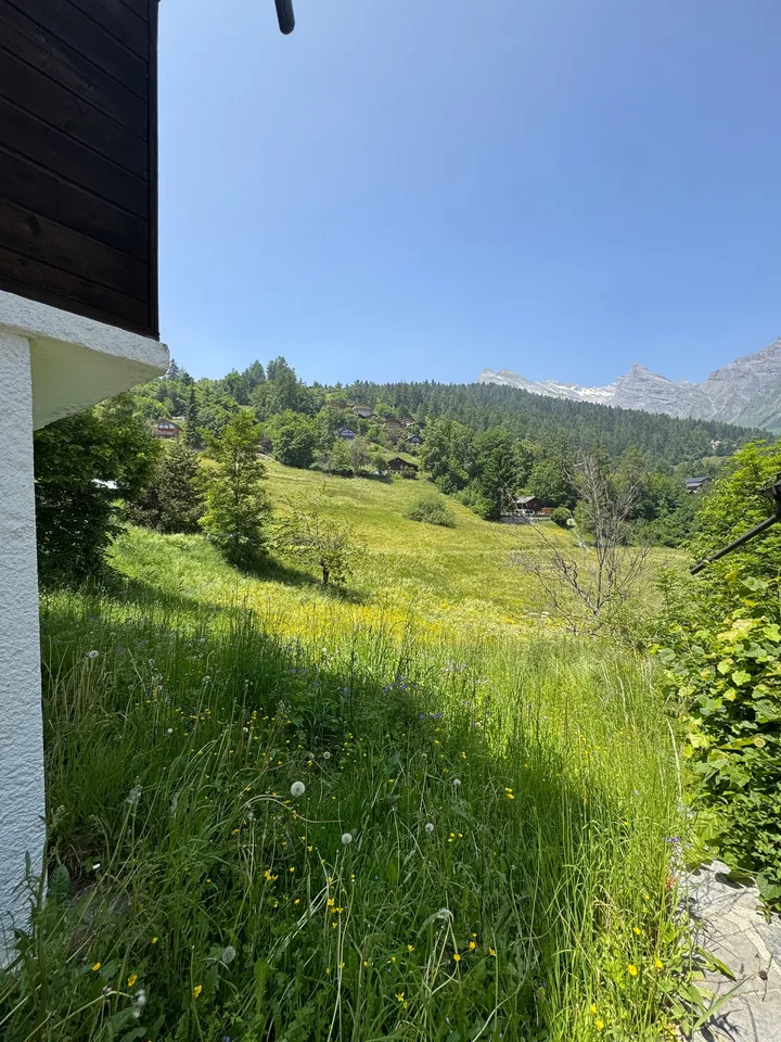 Chalet mit Charme in den Mayens de Chamoson mit Panoramablick auf die Alpen – Foto 7 von 21
