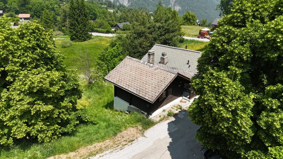 Chalet mit Charme in den Mayens de Chamoson mit Panoramablick auf die Alpen