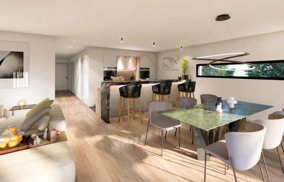 Bellissimo appartamento nuovo di 4.5 locali sotto il tetto con grande balcone a sud a Farvagny-le-Grand