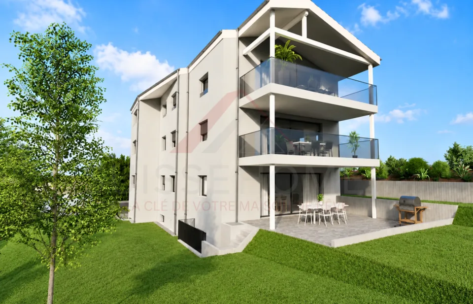 Superbe appartement neuf de 4.5 pièces sous les combles avec grand balcon plein sud à Farvagny-le-Grand