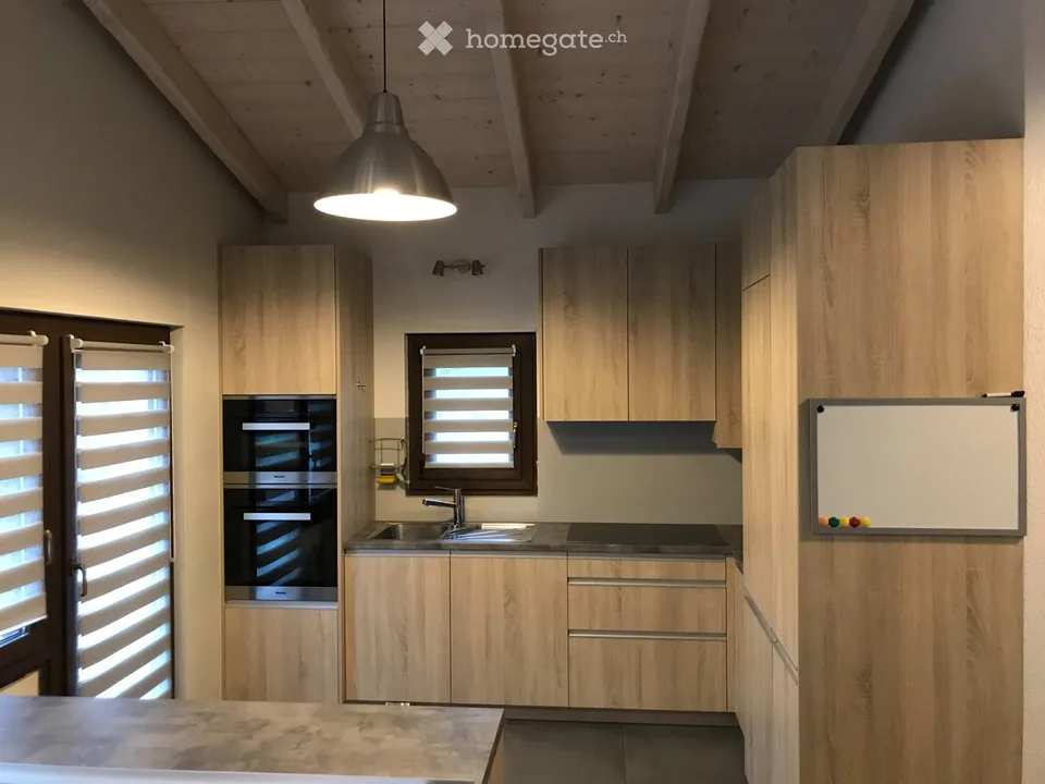 Casa con grande giardino privato e terrazza a Coeuve