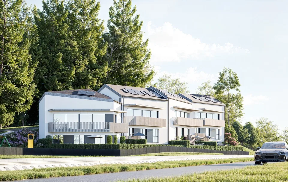 A quelques minutes de la commune d’Yverdon, nouvelle construction de quatre villas d’environ 160 m2