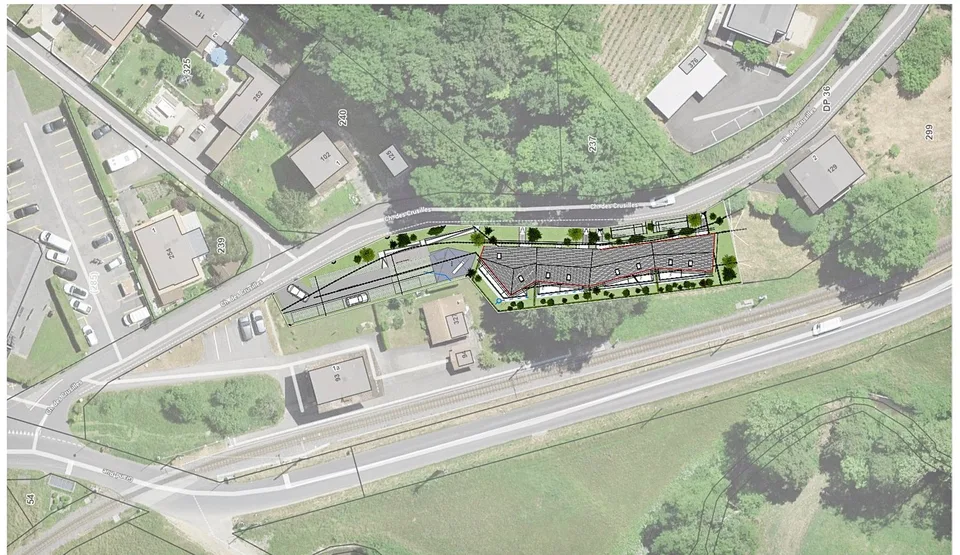 Ein paar Minuten von der Gemeinde Yverdon entfernt, neue Konstruktion von vier Villen mit etwa 160 m2