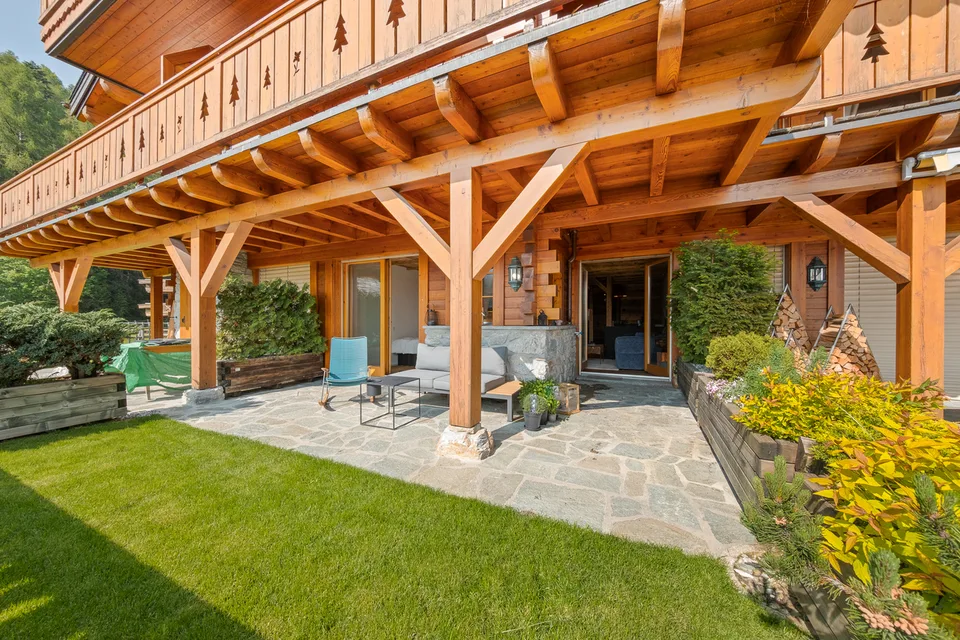 Elegante Alpenwohnung im Erdgeschoss - Privater Garten & Terrasse – Foto 8 von 13