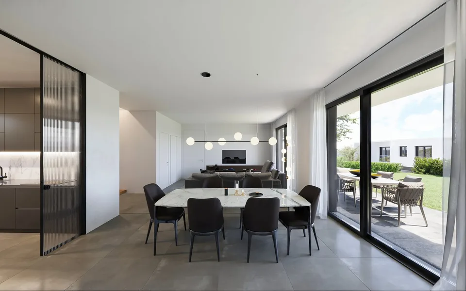 Neues Einfamilienhaus mit exklusivem Garten in Bedano – Foto 6 von 8