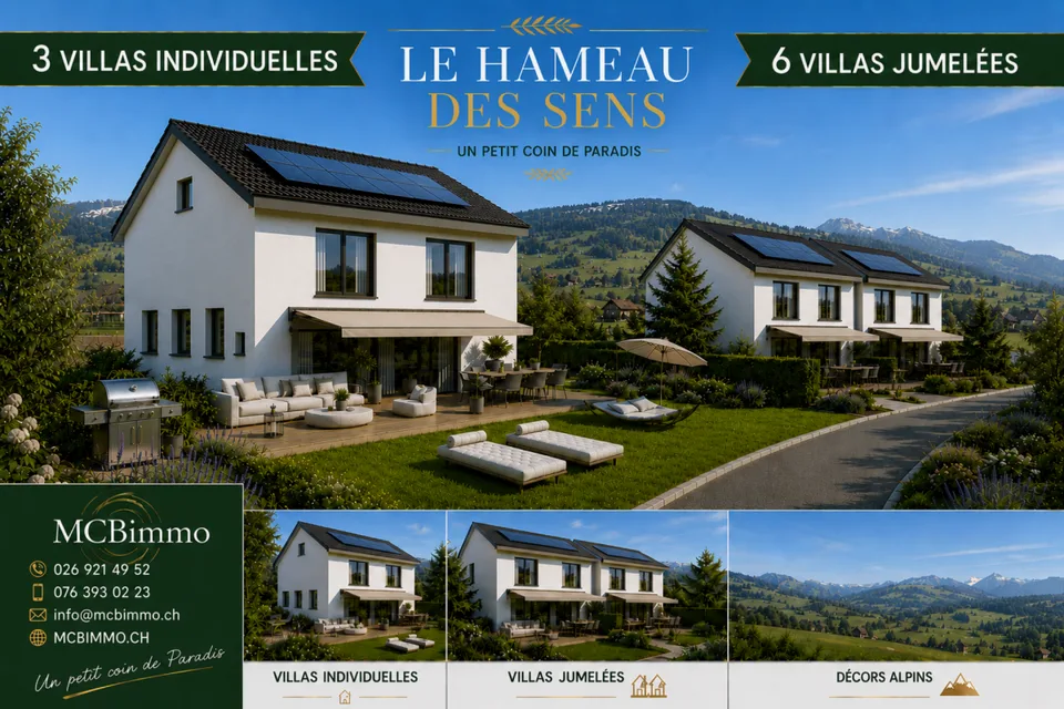 Nous ouvrons le chantier pour 9 villas Vue Panoramique 3 individuelles et 2*3 jumellées