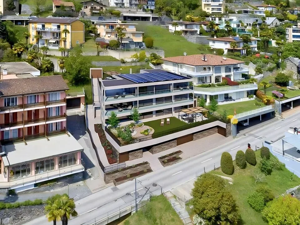 Moderno ed esclusivo attico di 4.5 locali con spettacolare vista lago, giardino e piscina privata – foto 10 di 24