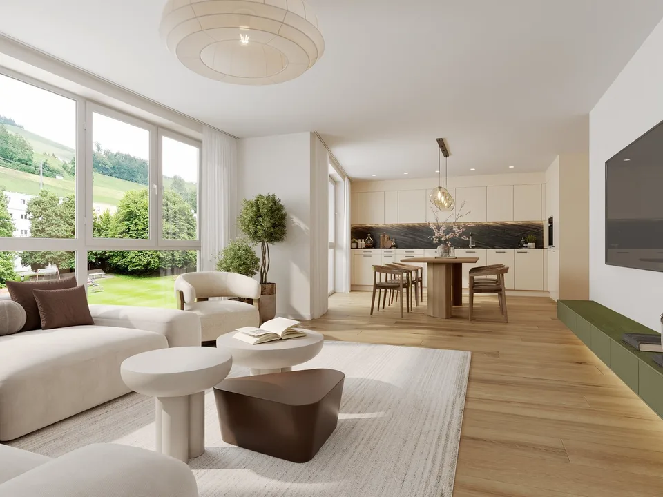 Godetevi la vista sulla montagna e l'aria del parco - appartamento maisonette 5.5 locali
