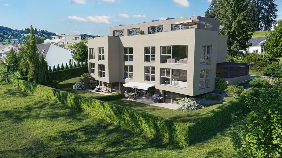 Bergsicht und Parkluft geniessen - 5.5-Zimmer-Maisonette-Wohnung