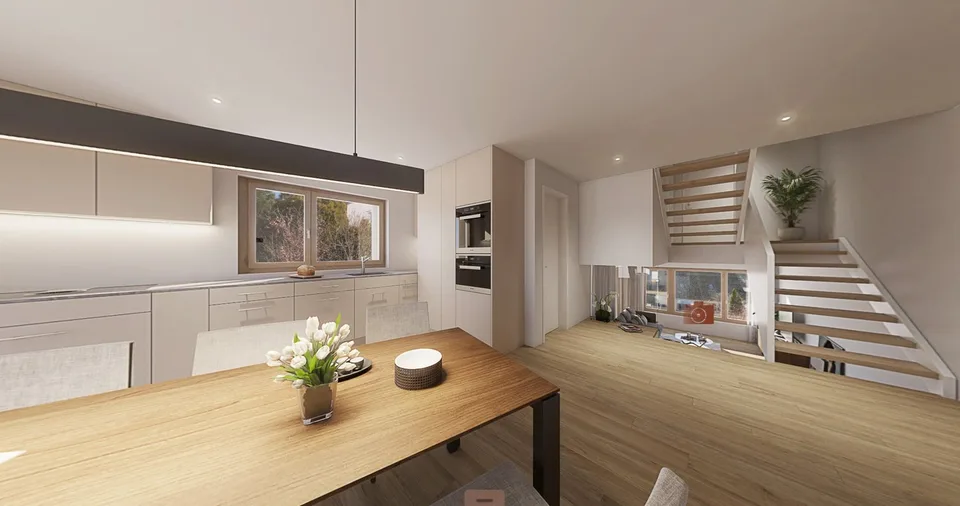 RÉSERVÉ - Appartement maisonnette avec panorama étendu