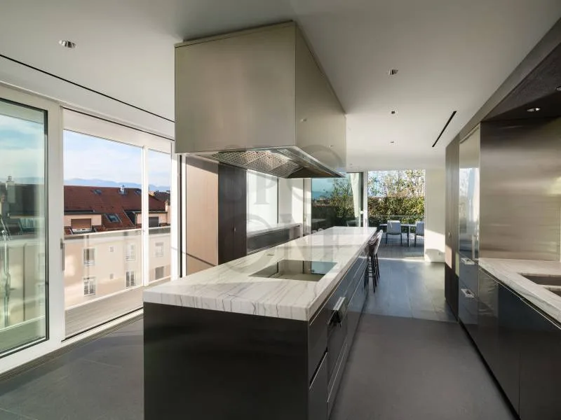 Prästigöses Triplex mit atemberaubendem Blick auf den See und die Alpen – Foto 6 von 12