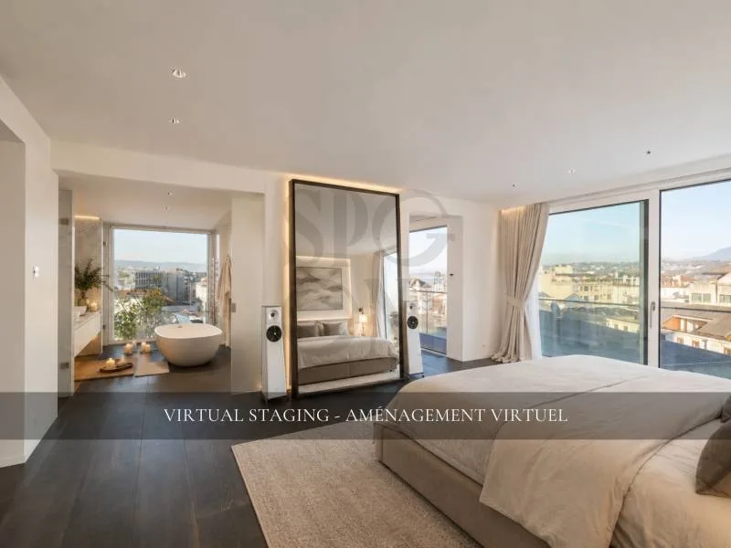 Prästigöses Triplex mit atemberaubendem Blick auf den See und die Alpen – Foto 8 von 12