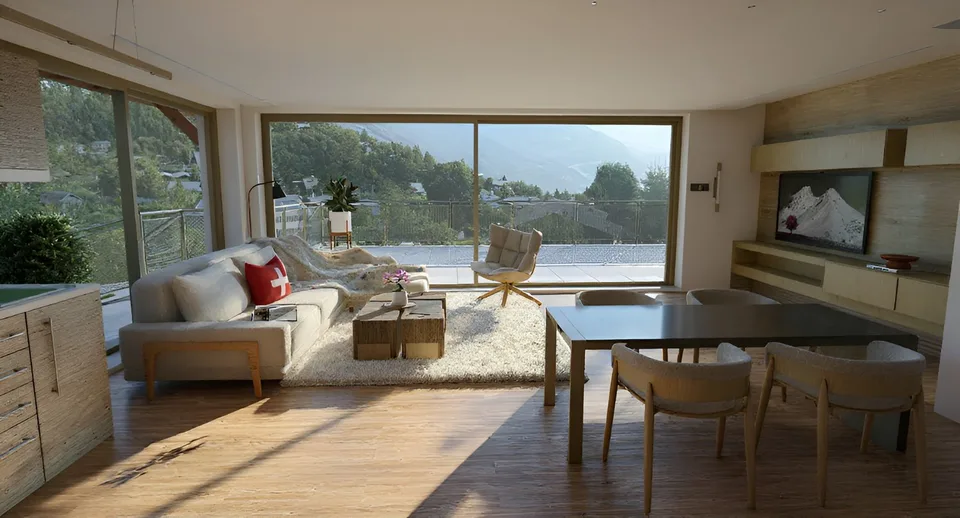 Appartement neuf de 3.5 pièces avec terrasse à Crans-Montana - Résidence principale – photo 12 sur 13