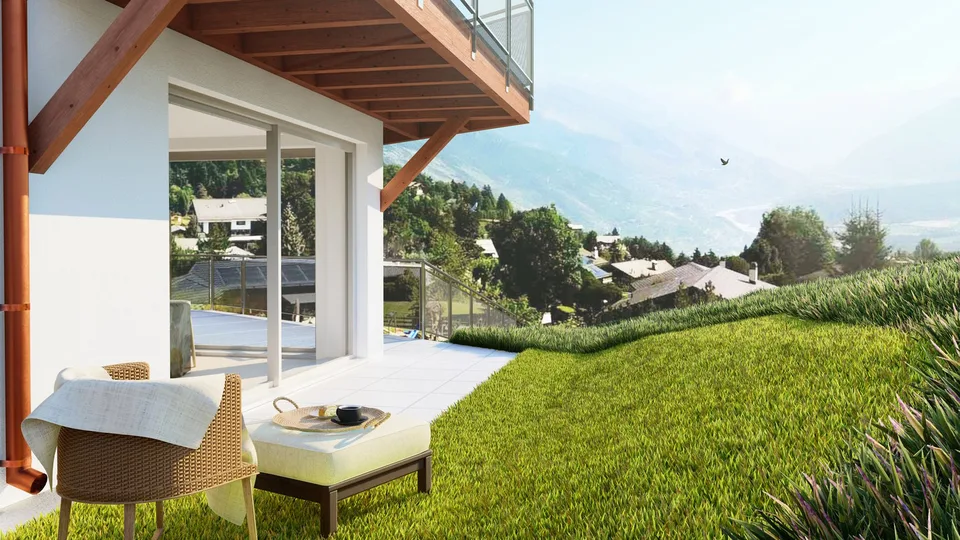 Appartement neuf   de 3.5 pièces avec terrasse à Crans-Montana - Résidence principale