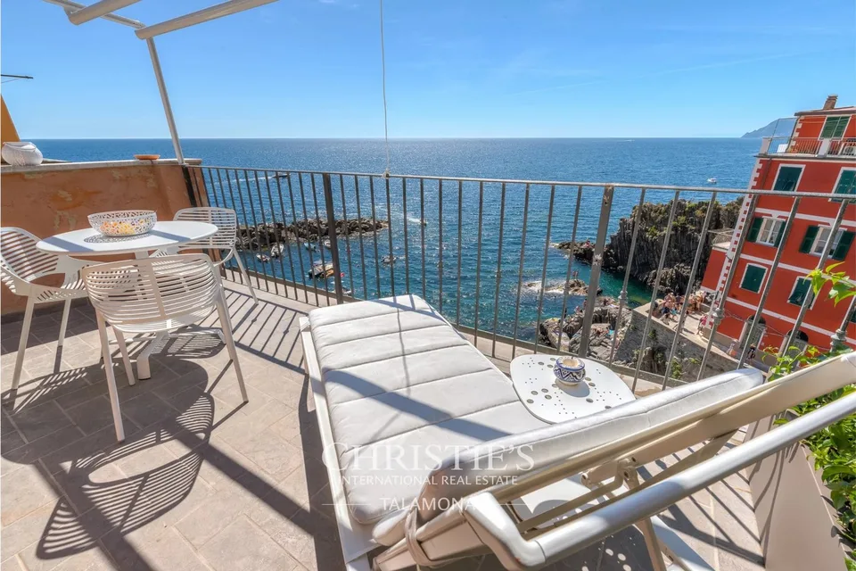 Penthouse con vista mare nel porto di Riomaggiore