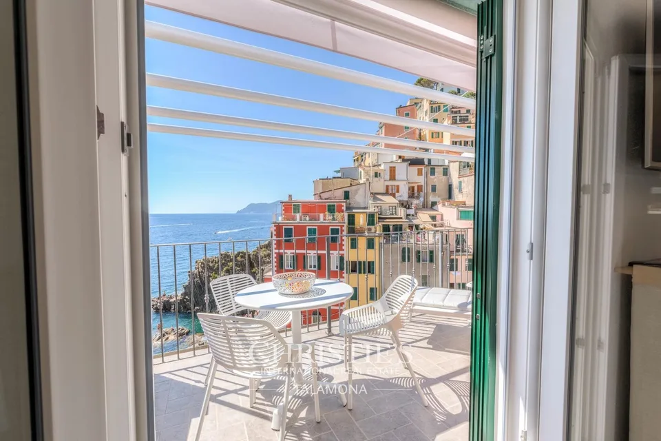 Penthouse con vista mare nel porto di Riomaggiore