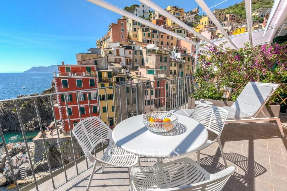 Penthouse con vista mare nel porto di Riomaggiore